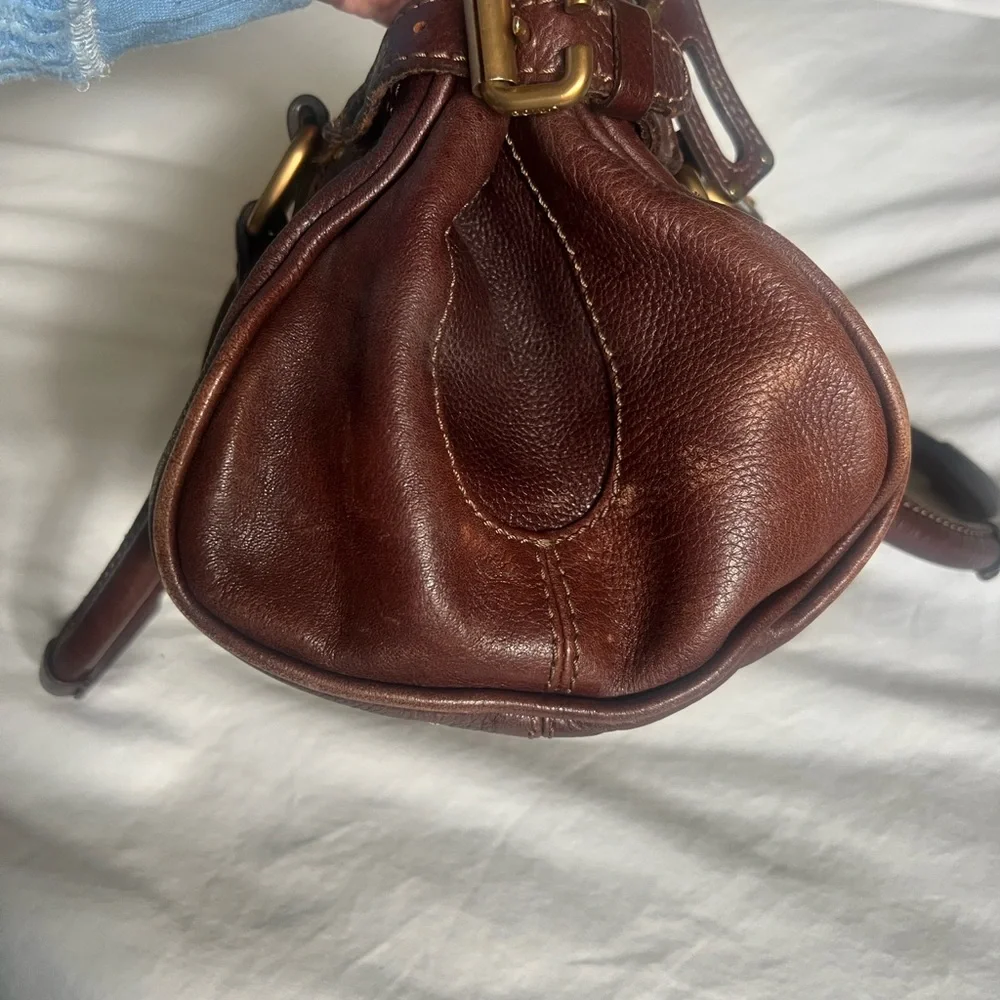 Chloé Paddington 2005 Dark Brown Leather Satchel with Gold Lock - Picture 15 of 15